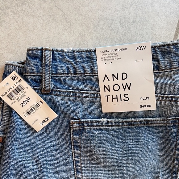 “And Now This” Distressed Jeans - Picture 5 of 5